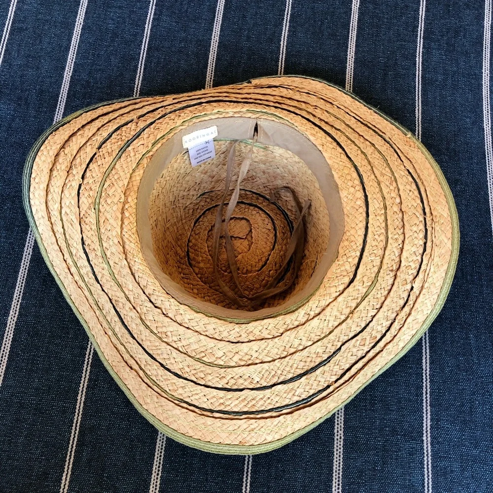 KOORINGAL Classic Woven Raffia Wide Brim‎ Straw Hat